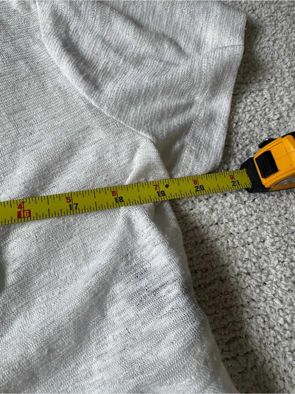 Perceptions White Ruffle-Trim Cropped Open-Front Cardigan - Picture 7 of 7